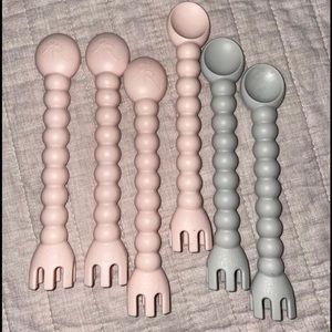 Ryan and Rose baby spoons